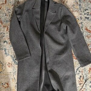 Zara Charcoal Overcoat